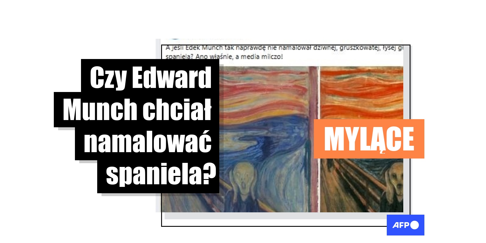 Header image with claim about Edvard Much art